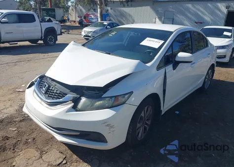 2014 Honda Civic Lx из США, поврежденный, VIN 19XFB2F50EE045571